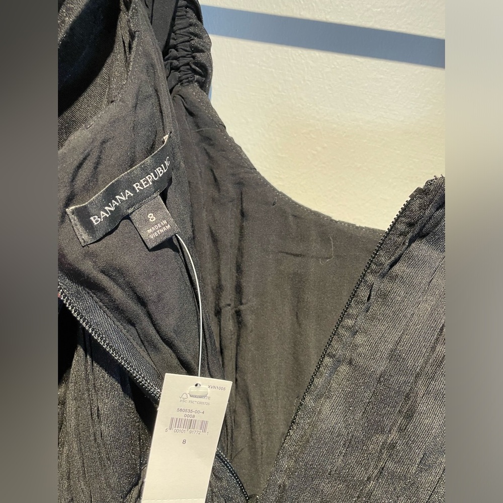 Banana Republic Black Puff Sleeve Blouse - Picture 5 of 7
